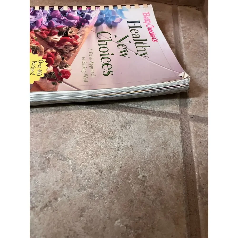 Vtg Betty Crockers Healthy New Choices Cookbook 400 Recipes First Edition Spiral